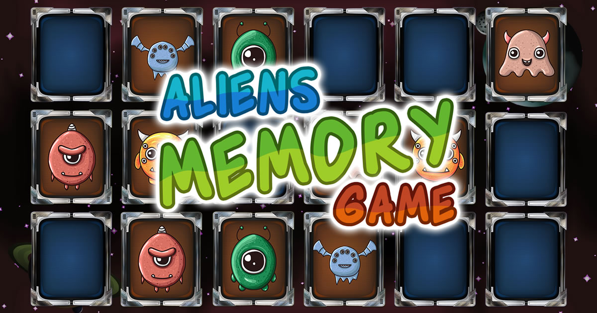 Zdjęcie Aliens Memory Game