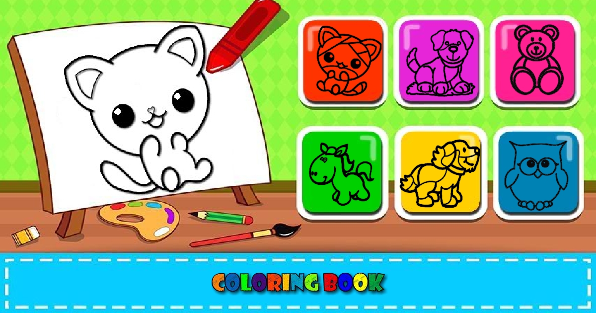 Zdjęcie Easy Kids Coloring Game