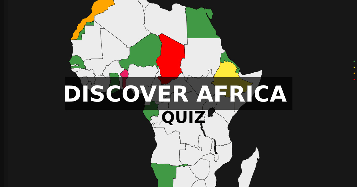 Zdjęcie Location of African countries | Quiz