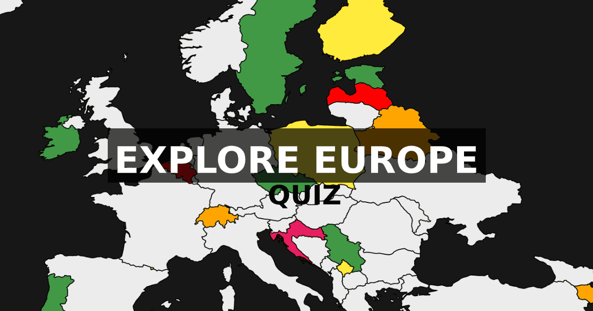 Zdjęcie Location of European countries | Quiz