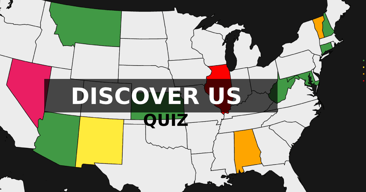 Zdjęcie Location of United States countries | Quiz