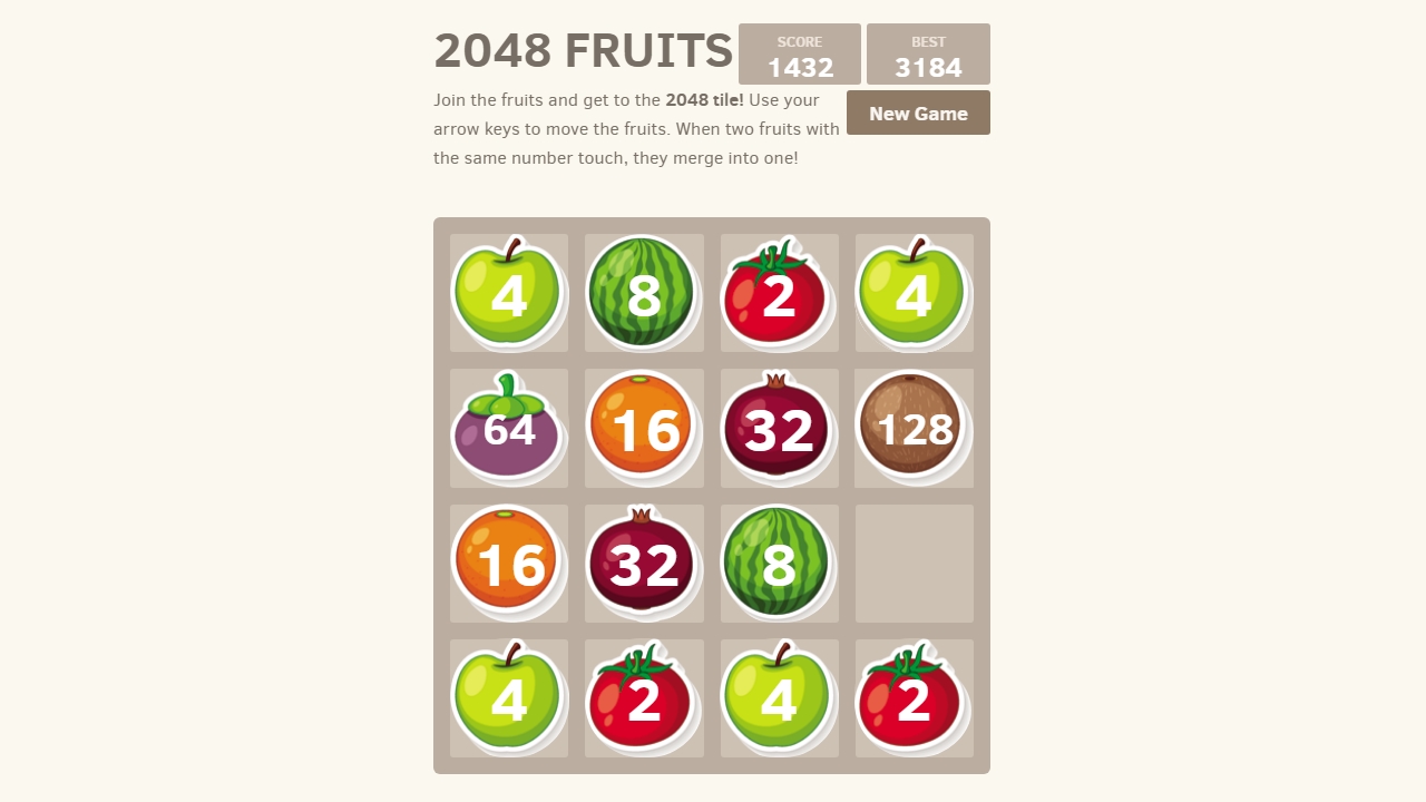 Zdjęcie 2048 Fruits