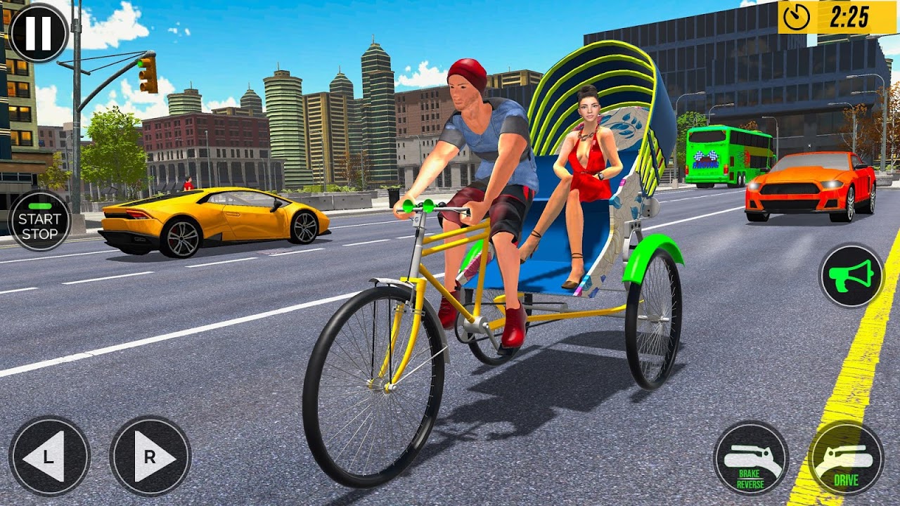Zdjęcie Bicycle Tuk Tuk Auto Rickshaw Free Driving Game