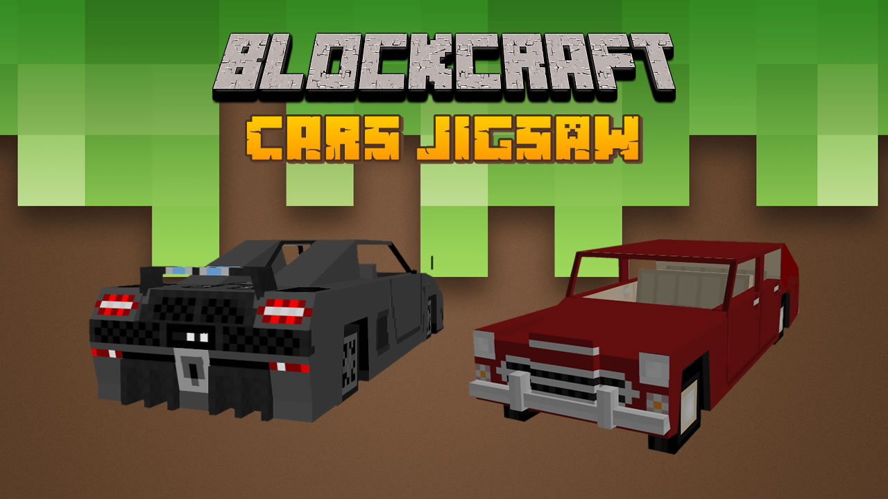 Zdjęcie Blockcraft Cars Jigsaw