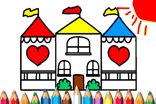 Zdjęcie Doll House Coloring Book