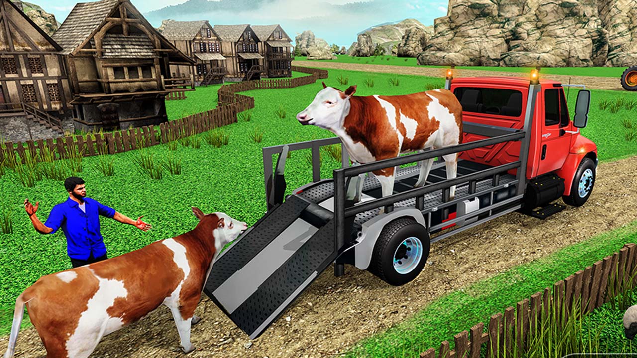 Zdjęcie Farm Animal Transport Truck Game