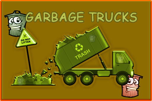 Zdjęcie Garbage Trucks Hidden Trash Can