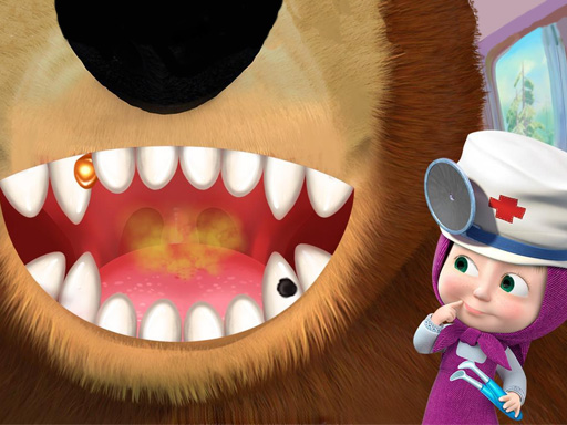 Zdjęcie Girl And The Bear Dentist Game