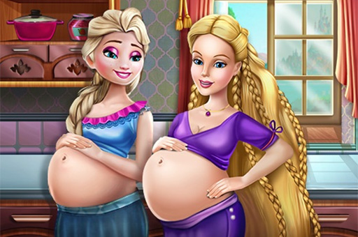 Zdjęcie Happy Princesses Pregnant Bffs
