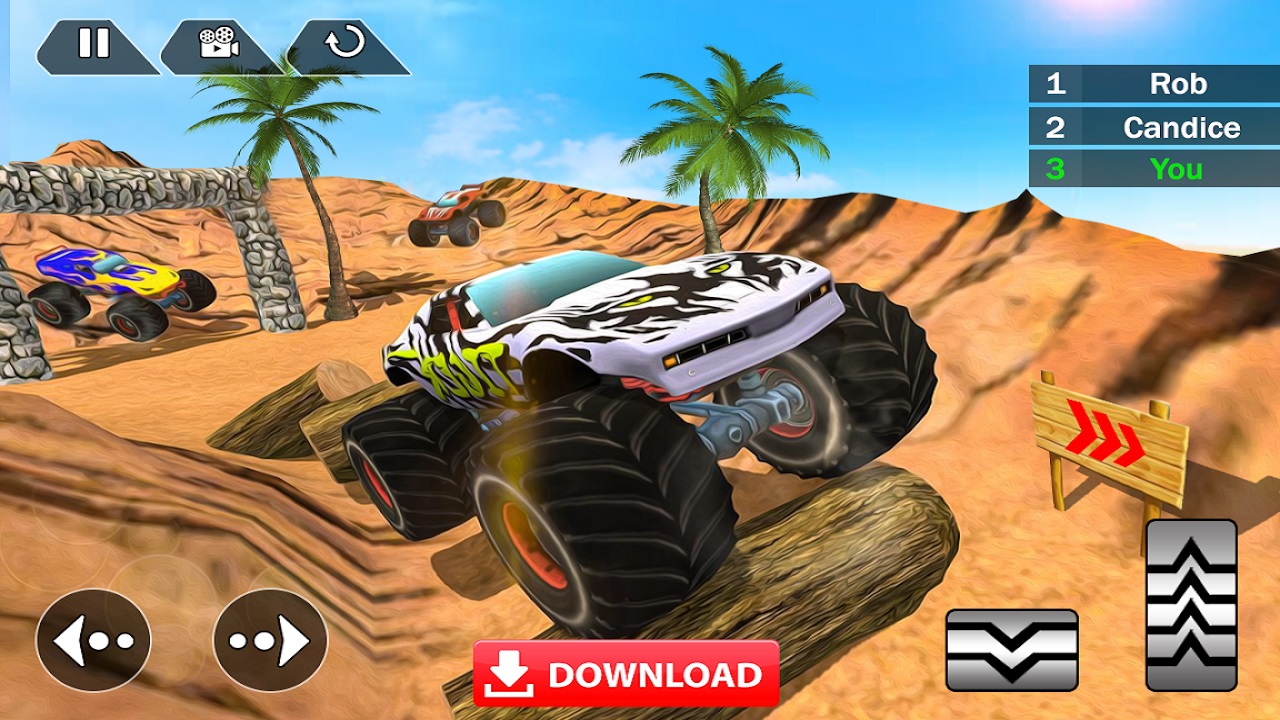 Zdjęcie Mega Truck Race Monster Truck Racing Game