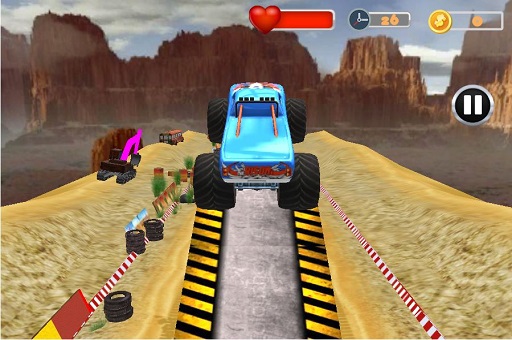 Zdjęcie Monster Truck Tricky Stunt Race Game