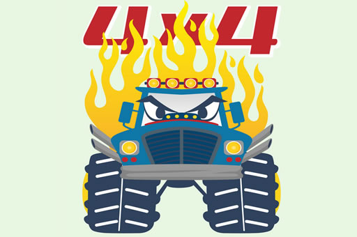 Zdjęcie Monster Trucks Coloring Pages